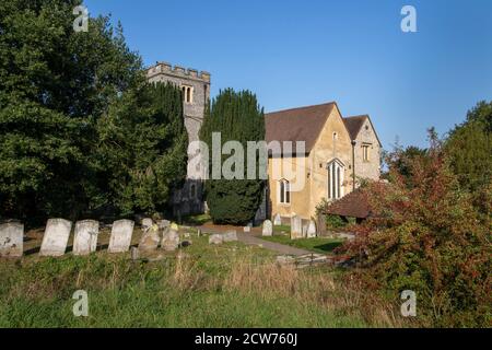 St John the Baptist Church, off Layhams Road, West Wickham, Kent, England, Vereinigtes Königreich, Europa Stockfoto