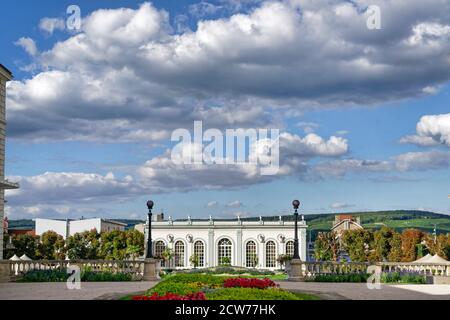 Moët & Chandon, Jardins de L'Orangerie, Epernay, Champagne, Frankreich Stockfoto