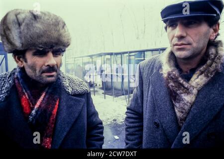 Die aserbaidschanische Bande, Moskau, Gemeinschaft unabhängiger Staaten, CEI, 1992 Stockfoto