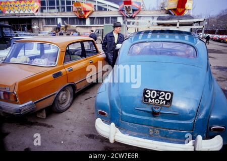 Moskau, Gemeinschaft unabhängiger Staaten, CEI, 1992 Stockfoto
