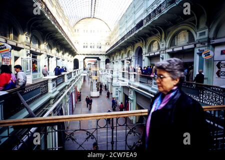 Goum, Moskau, Gemeinschaft unabhängiger Staaten, CEI, 1992 Stockfoto