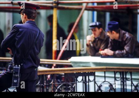 Goum, Moskau, Gemeinschaft unabhängiger Staaten, CEI, 1992 Stockfoto