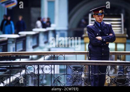 Goum, Moskau, Gemeinschaft unabhängiger Staaten, CEI, 1992 Stockfoto