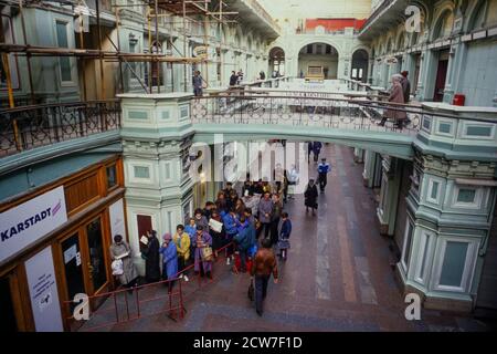 Goum, Moskau, Gemeinschaft unabhängiger Staaten, CEI, 1992 Stockfoto
