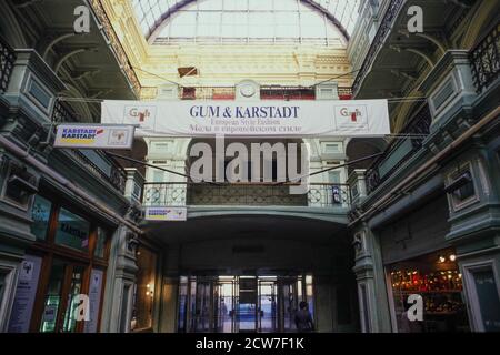Goum, Moskau, Gemeinschaft unabhängiger Staaten, CEI, 1992 Stockfoto