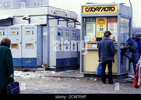Moskau, Gemeinschaft unabhängiger Staaten, CEI, 1992 Stockfoto