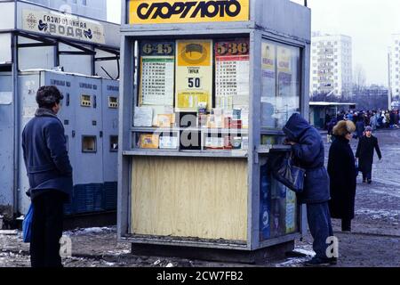 Moskau, Gemeinschaft unabhängiger Staaten, CEI, 1992 Stockfoto