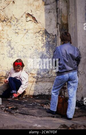 Moskau, Gemeinschaft unabhängiger Staaten, CEI, 1992 Stockfoto