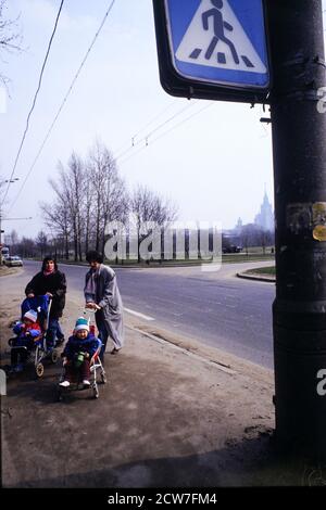 Moskau, Gemeinschaft unabhängiger Staaten, CEI, 1992 Stockfoto