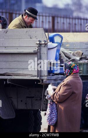 Moskau, Gemeinschaft unabhängiger Staaten, CEI, 1992 Stockfoto