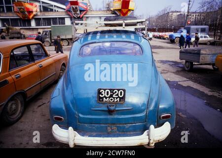 Moskau, Gemeinschaft unabhängiger Staaten, CEI, 1992 Stockfoto