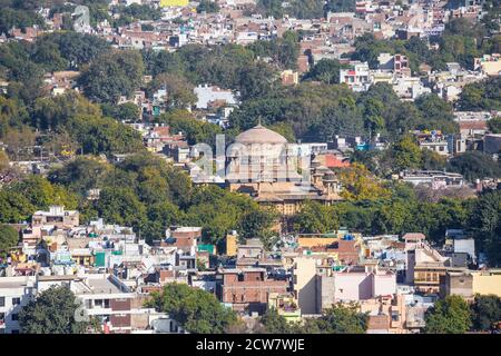 Indien, Madhya Pradesh, Gwalior, Ansicht des Grabes von Ghaus Mohammed Stockfoto