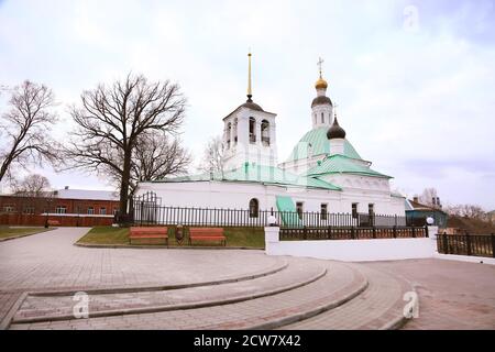 Heiland Verklärung orthodoxe Kirche in Wladimir. Das Gebäude wurde im XII Jahrhundert erbaut. Russland Stockfoto