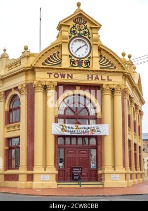 Town Hall York Western Australia. Stockfoto