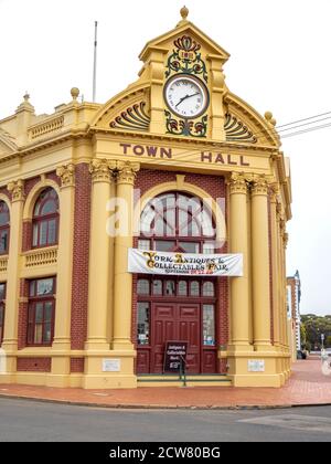 Town Hall York Western Australia. Stockfoto