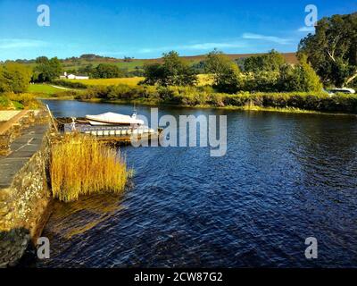 The Shores of Lake Ullswater in der Nähe von Pooley Bridge, Cumbria UK Stockfoto