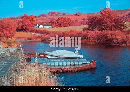 Lake Ullswater in der Nähe der Pooley Bridge, Cumbria UK Stockfoto