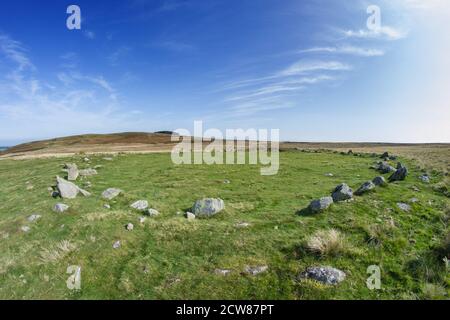 Der Cockpit Stone Circle, Barton Fell, Cumbria UK Stockfoto