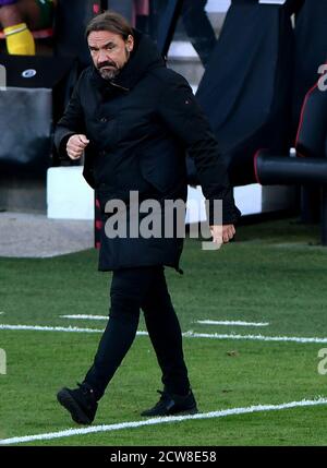 Norwich City Manager, Daniel Farke - AFC Bournemouth gegen Norwich City, Sky Bet Championship, Vitality Stadium, Bournemouth, Großbritannien - 27. September 2020 nur redaktionelle Verwendung - es gelten die DataCo-Beschränkungen Stockfoto