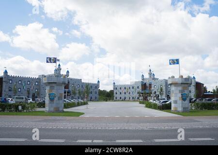 Legoland Castle Hotel, Billund, Dänemark. Speicherplatz kopieren. Stockfoto