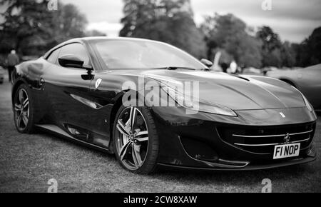 Ferrari Portofino S-A (F1 NOP) Ausgestellt im Salon Privé Ferrari Owners Club 2020 Stockfoto