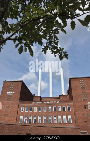 Svanemølleværket, einer Wärme-Kraftwerk in Kopenhagen Dänemark-2008 Stockfoto