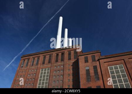 Svanemølleværket, einer Wärme-Kraftwerk in Kopenhagen Dänemark-2008 Stockfoto