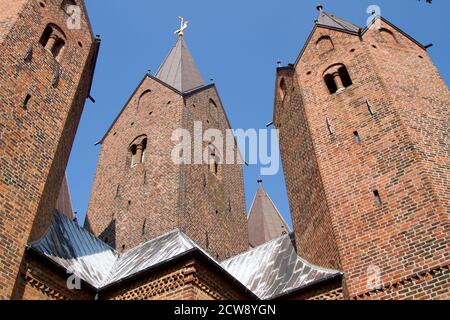 Die Kirche unserer Lieben Frau in Kalundborg Stockfoto