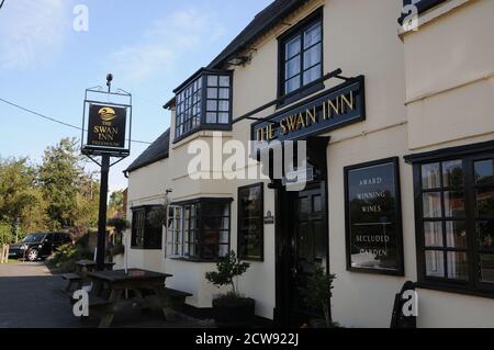 Das Swan Inn, Great Horwood, Buckinghamshire Stockfoto