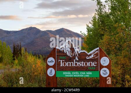 Tombstone Territorial Park Stockfoto