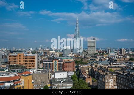 Blick über London vom Tate Modern Museum, London, Großbritannien Stockfoto