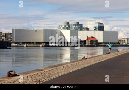 Jogger in Kopenhagen Stockfoto