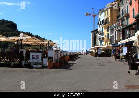 Fünf Länder, Italien - Sommer 2020: Portovenere Landschaft Stockfoto