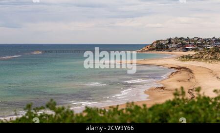 Der legendäre Port Noarlunga-Steg in Südaustralien am September 29 2020 Stockfoto