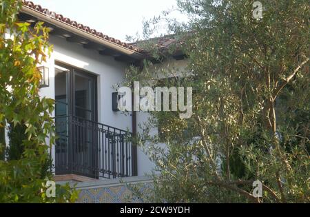 Pacific Palisades, California, USA 28. September 2020 EIN allgemeiner Blick auf die Atmosphäre der Schauspielerin Vivian Vance in ihrem ehemaligen Zuhause am 629 Frontera Drive in Pacific Palisades, Kalifornien, USA. Foto von Barry King/Alamy Stockfoto Stockfoto