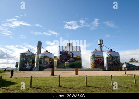 September 2020. Colbinabbin Silo Art, Colbinabbin, Victoria, Australien. Stockfoto