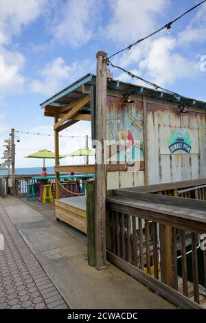 Morgen am Sunset Pier, Key West, Florida Stockfoto