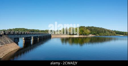 Region Limousin, Inseln des Vassivière-Sees, Departements Creuse und Haute Vienne. Nouvelle-Aquitaine. Frankreich Stockfoto