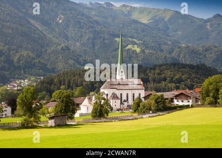 Pfarrkirche Wiesing im Inntal, Tirol, Österreich, Europa Stockfoto