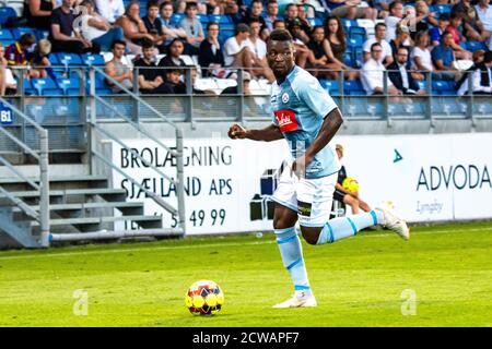 Lyngby, Dänemark, 26. Juli 2019. Danny Amankwaa (7) von Sonderjyske beim 3F Superliga Spiel zwischen Lyngby Boldklub und Sonderjyske im Lyngby Stadium. (Bildnachweis: Gonzales Photo - Dejan Obretkovic). Stockfoto