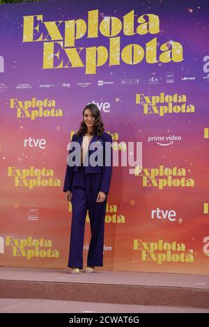 Madrid, Spanien. September 2020. Sängerin Ana Guerra bei Fotocall Film “ Explota Explota “ in Madrid am Dienstag, 29 September 2020. Quelle: CORDON PRESS/Alamy Live News Stockfoto