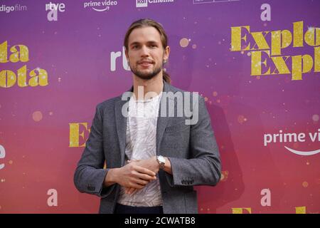 Madrid, Spanien. September 2020. Schauspieler Fran Morcillo beim Fotocall-Film „ Explota Explota “ in Madrid am Dienstag, den 29. September 2020. Quelle: CORDON PRESS/Alamy Live News Stockfoto