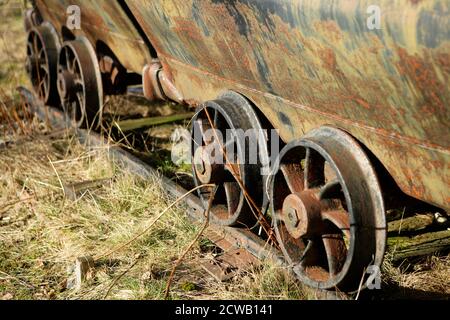 Parc Cwm Darran, ein friedlicher Landpark, der im Daran Valley, zwei Meilen nördlich von Bargoed, versteckt liegt. Stockfoto