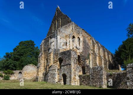 England, East Sussex, Battle, die Ruinen der Battle Abbey Stockfoto