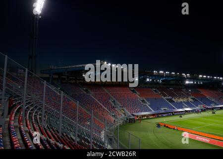 Stadion Renato Dall’Ara während Bologna vs Parma, italienische Fußballserie A Spiel in Bologna, Italien, September 28 2020 Stockfoto