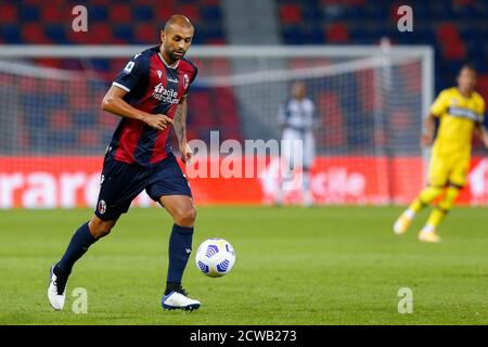 Danilo Larangeira (FC Bologna) während Bologna gegen Parma, italienische Fußballserie A Spiel in Bologna, Italien, September 28 2020 Stockfoto