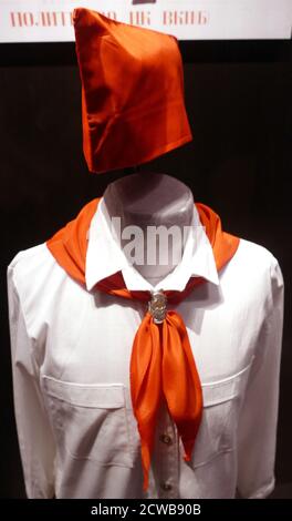 Uniform einer sowjetischen kommunistischen Partei Jugend Kader. Russisch. Ca. 1965 Stockfoto