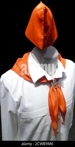 Uniform einer sowjetischen kommunistischen Partei Jugend Kader. Russisch. Ca. 1965 Stockfoto