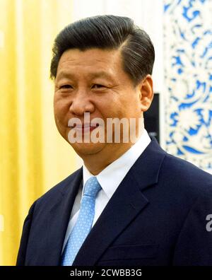 Xi Jinping, chinesischen Politikers als Generalsekretär der Kommunistischen Partei von China aus Stockfoto