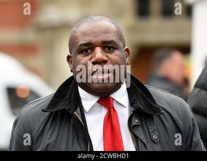 Foto von David Lammy. David Lindon Lammy (1972-), britischer Labour-Partei-Politiker, der seit 2000 Abgeordneter für Tottenham ist Stockfoto